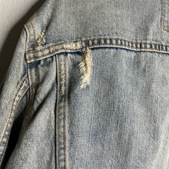 Abercrombie & fitch denim jacket men’s size XL blue - Picture 6 of 12